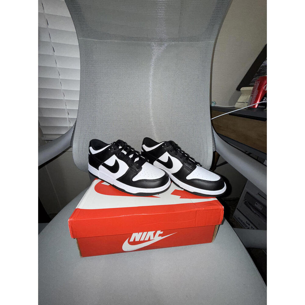 Nike Dunk Low GS (Panda) White/Black Size 6Y